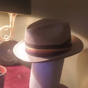 Straw Fedora - 7-1/8 size